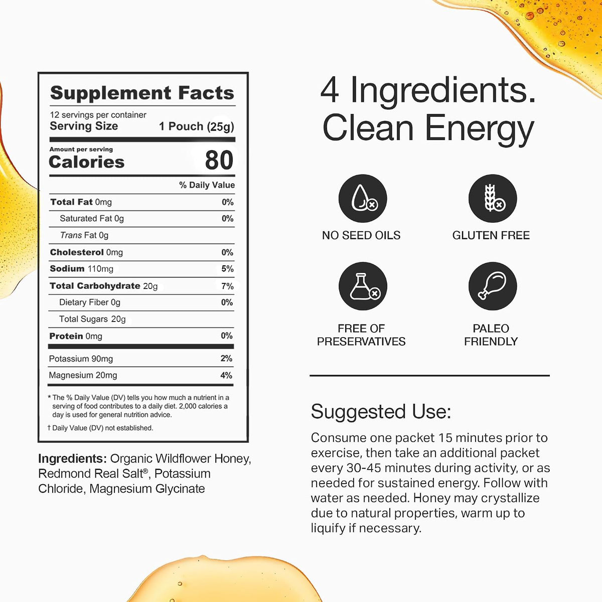 HNY+ Energy Honey Performance + Hydration