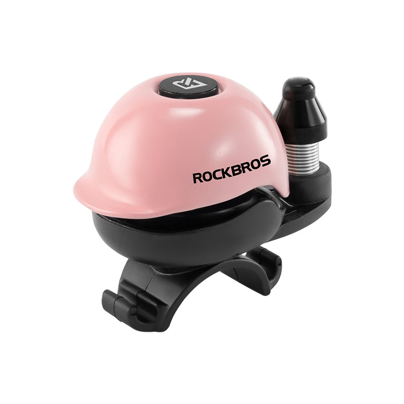 ROCKBROS 80DB Bike Bell Aluminum Alloy Helmet-Shaped Fits 22-34mm Handlebars