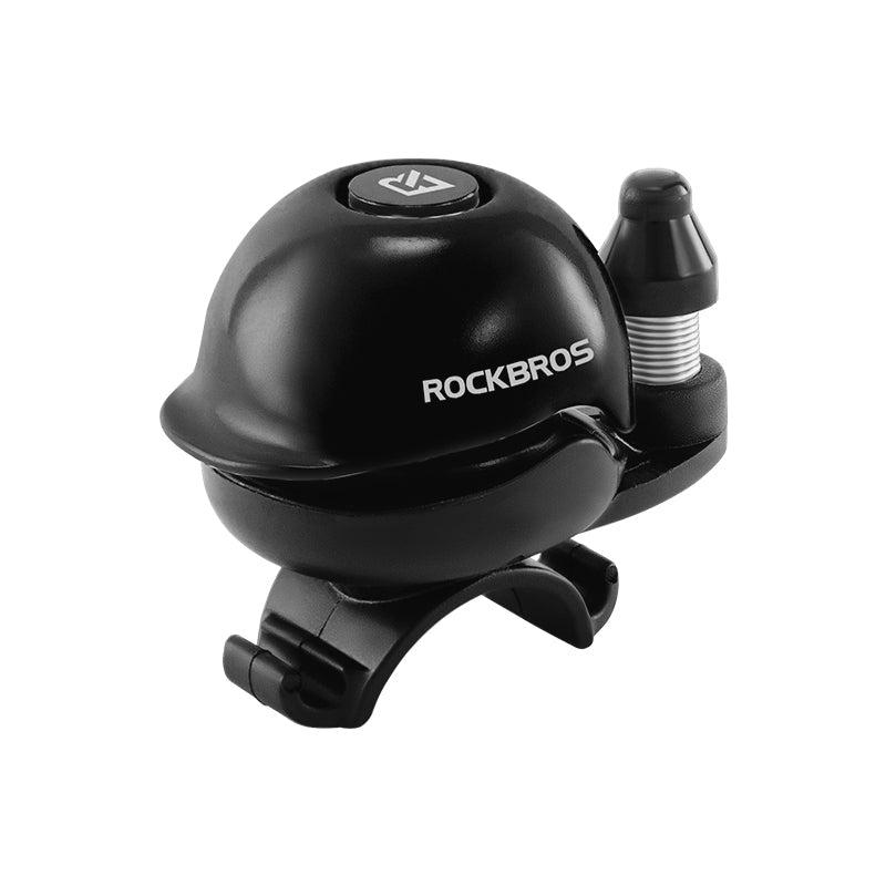 ROCKBROS 80DB Bike Bell Aluminum Alloy Helmet-Shaped Fits 22-34mm Handlebars