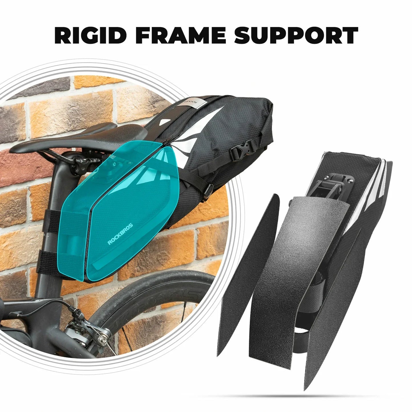 Bicycle Saddle Bag 100% Waterproof 8L