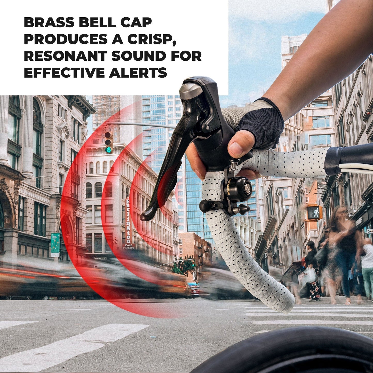 ROCKBROS Dual Hammer Bike Bell